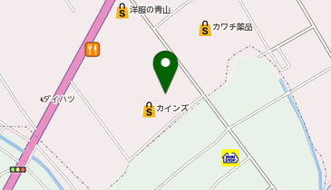 ベイシアフードセンター吉田店の地図画像