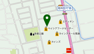 ベイシアフードセンター常滑店の地図画像