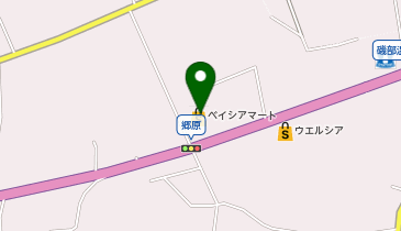 ベイシアマート安中郷原店の地図画像