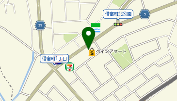 ベイシアマート 足利借宿店の地図画像
