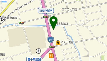 はるやま 南大分店の地図画像