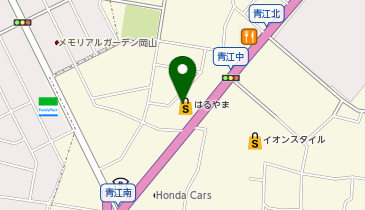 はるやま 岡山青江本店の地図画像