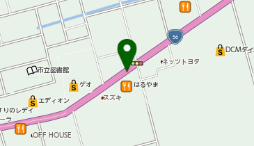 はるやま 大洲店の地図画像