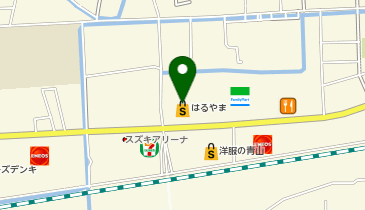 はるやま 岡山大安寺店の地図画像