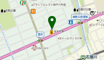 はるやま 神戸灘店の地図画像