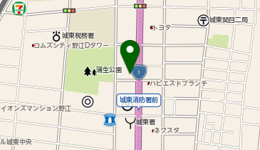 はるやま 大阪蒲生店の地図画像