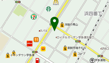 はるやま 宇多津店の地図画像