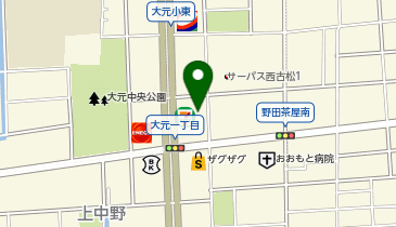 はるやま 岡山大元店の地図画像