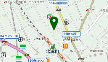 マルエツ 北浦和東口店の地図画像