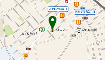 マルエツ みずほ台店の地図画像