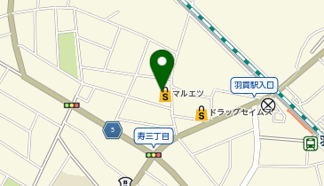 マルエツ 伊奈店の地図画像