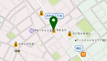 マルエツ 上尾井戸木店の地図画像