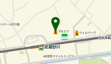 マルエツ 武蔵砂川店の地図画像