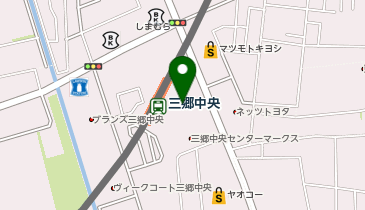 マルエツ 三郷中央店の地図画像