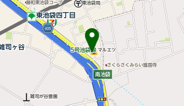 マルエツ プチ 東池袋五丁目店の地図画像