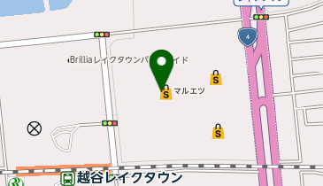 マルエツ 越谷レイクタウン店の地図画像