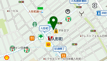マルエツ プチ 人形町駅前店の地図画像