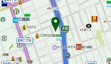 マルエツ プチ 日本橋本町店の地図画像