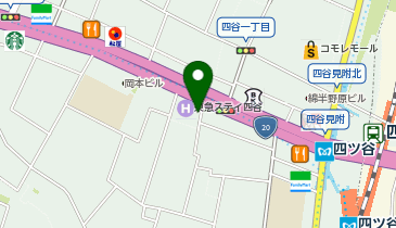 マルエツ プチ 四谷二丁目店の地図画像