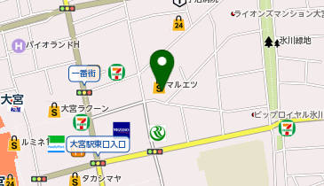 マルエツ 大宮店の地図画像