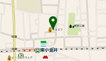 マルエツ 東小金井駅北口店の地図画像