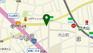 マルエツ クロス大山店の地図画像
