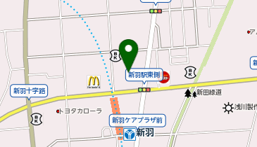 やきとりの扇屋 港北新羽店の地図画像