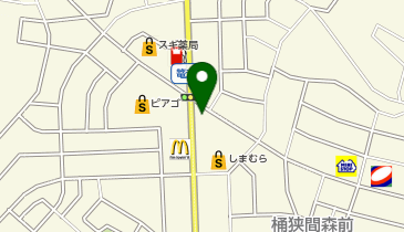 備長扇屋 緑区有松店の地図画像