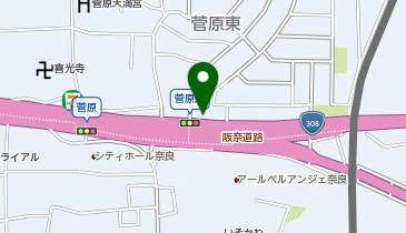 備長扇屋 阪奈西大寺店の地図画像