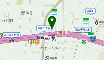 紅とん 四ツ谷三丁目店の地図画像