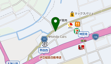 備長扇屋 函南店の地図画像