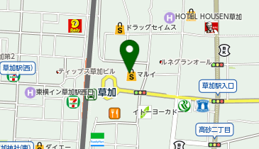 パステルイタリアーナ 草加店の地図画像