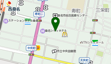 オーブン亭 桑名店の地図画像