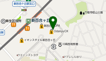 シェーンズバーグ 新百合ケ丘店の地図画像