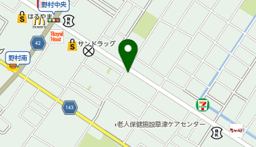 やきとり一番 草津駅西店の地図画像