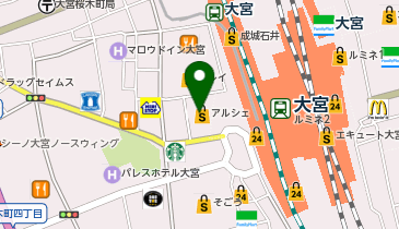 ゴールドジム 大宮さいたまの地図画像