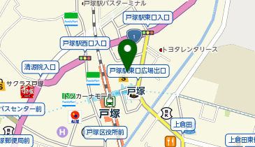 ゴールドジム 戸塚神奈川の地図画像