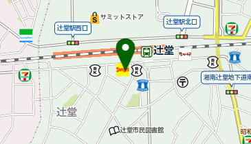 ゴールドジム 湘南神奈川の地図画像