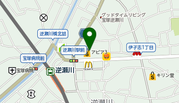 ゴールドジム 宝塚兵庫の地図画像