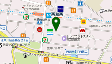 ゴールドジム 西葛西東京の地図画像
