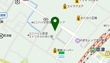 ゴールドジム 草津滋賀の地図画像