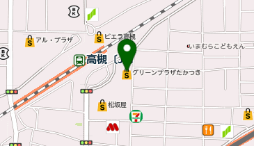 ゴールドジム 高槻大阪の地図画像