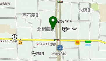 ゴールドジム 京都今出川の地図画像