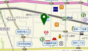 ゴールドジム 府中東京の地図画像