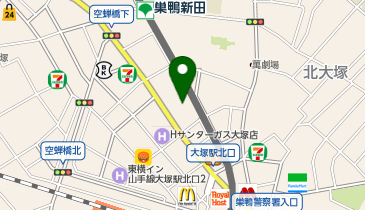ゴールドジム ノース東京の地図画像