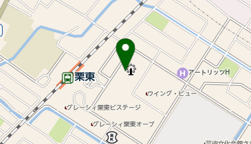 ゴールドジム 栗東滋賀の地図画像