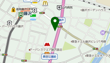 アシックスウォーキング 藤沢の地図画像