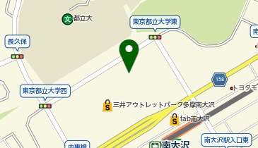 アシックスファクトリーアウトレット 南大沢の地図画像