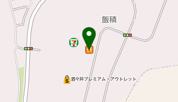 アシックスファクトリーアウトレット 酒々井の地図画像