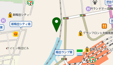 ASICS STORE OSAKAの地図画像